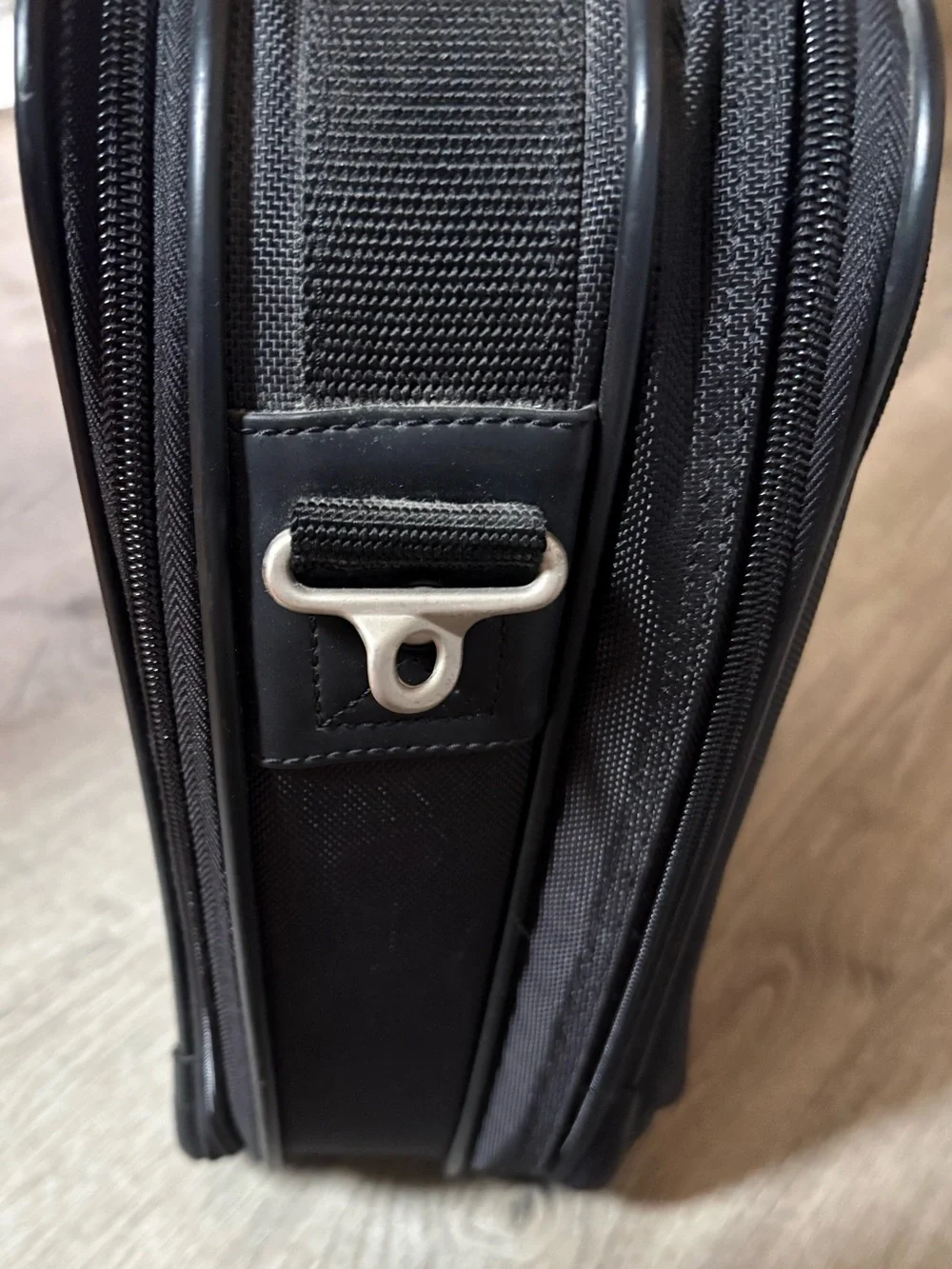 Samsonite Black Laptop Briefcase Carry Bag - missing shoulder strap